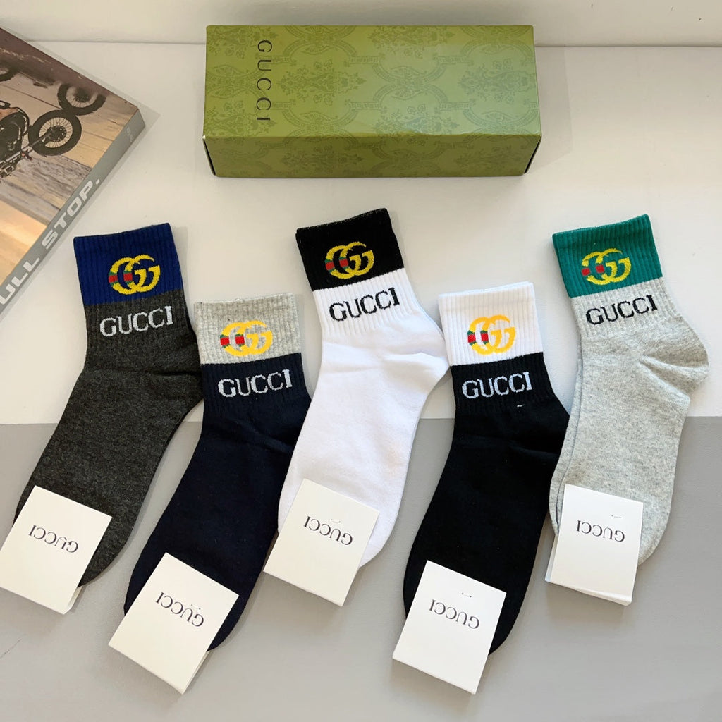 GUCCI LOW-CUT SOCKS 425646 (1 BOX)
