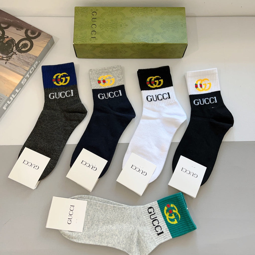 GUCCI LOW-CUT SOCKS 425646 (1 BOX)