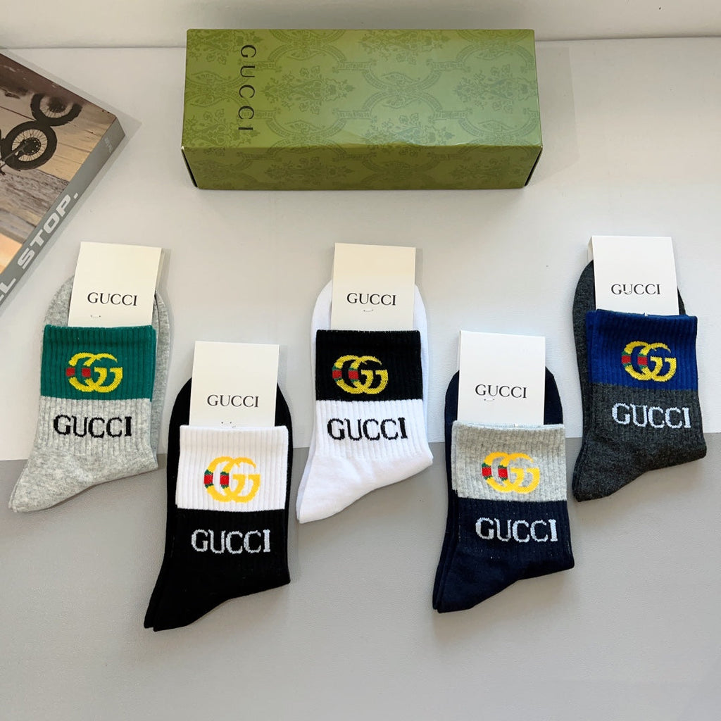 GUCCI LOW-CUT SOCKS 425646 (1 BOX)
