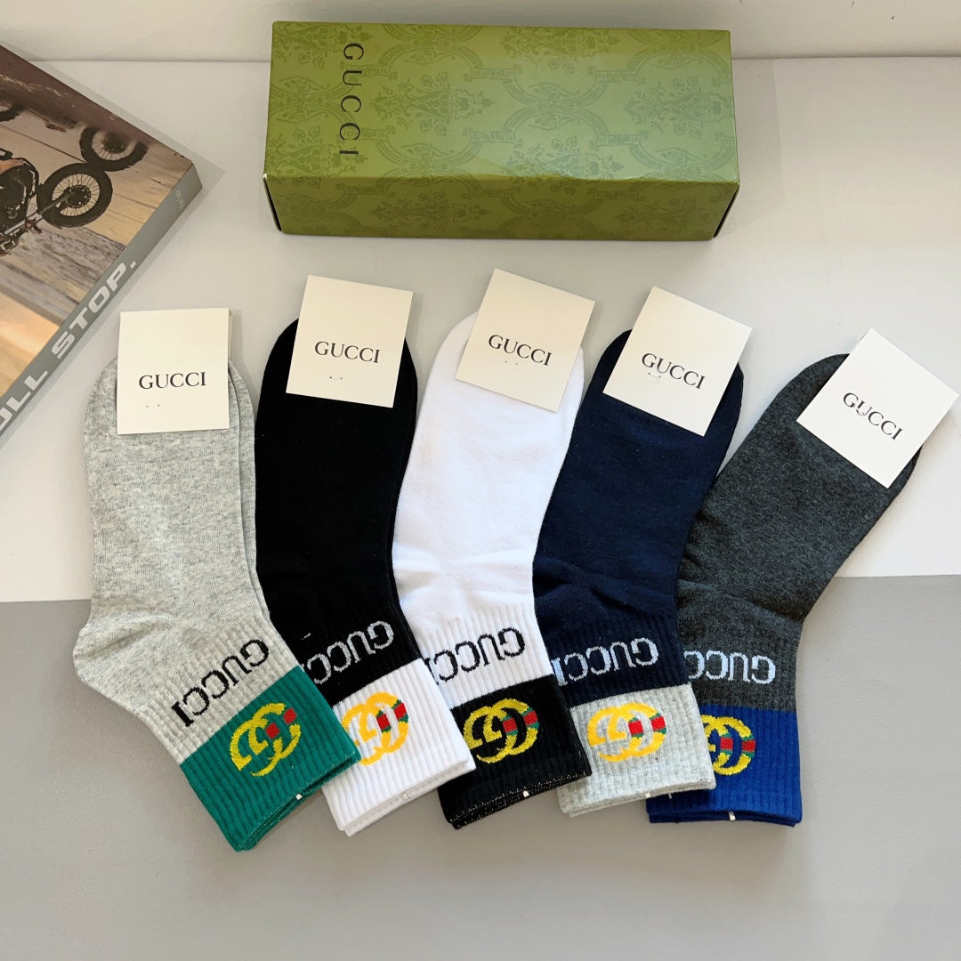 GUCCI LOW-CUT SOCKS 425646 (1 BOX)
