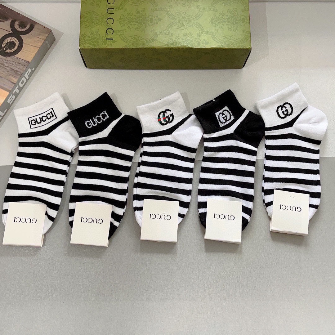 GUCCI LOW-CUT SOCKS 427624 (1 BOX)