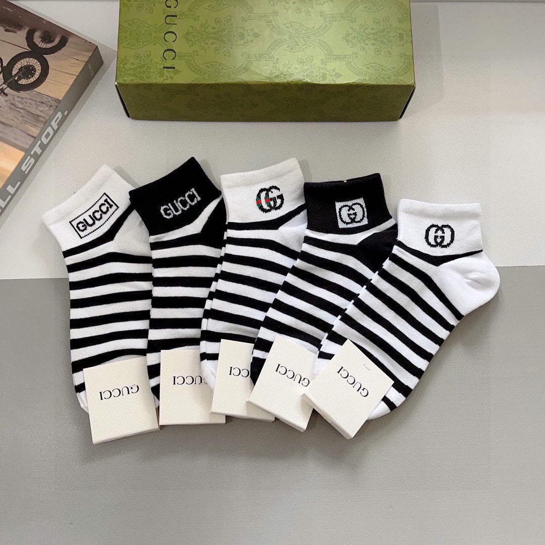 GUCCI LOW-CUT SOCKS 427624 (1 BOX)