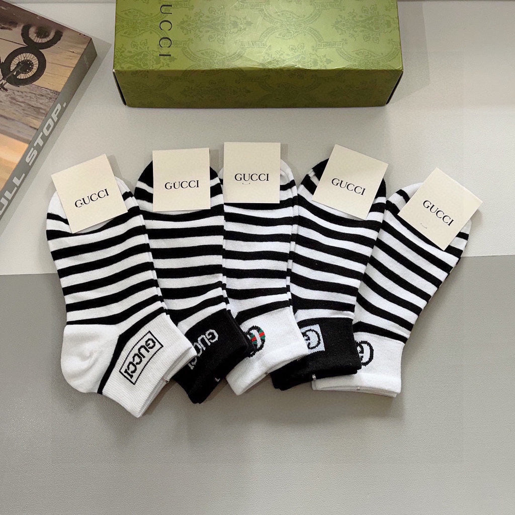 GUCCI LOW-CUT SOCKS 427624 (1 BOX)