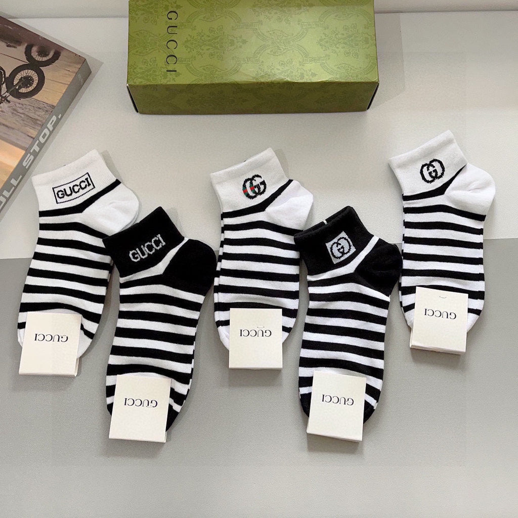 GUCCI LOW-CUT SOCKS 427624 (1 BOX)