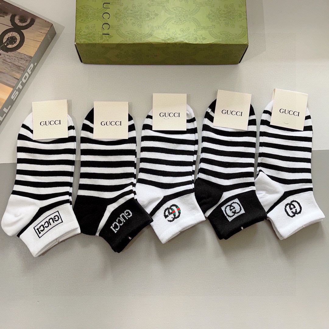 GUCCI LOW-CUT SOCKS 427624 (1 BOX)