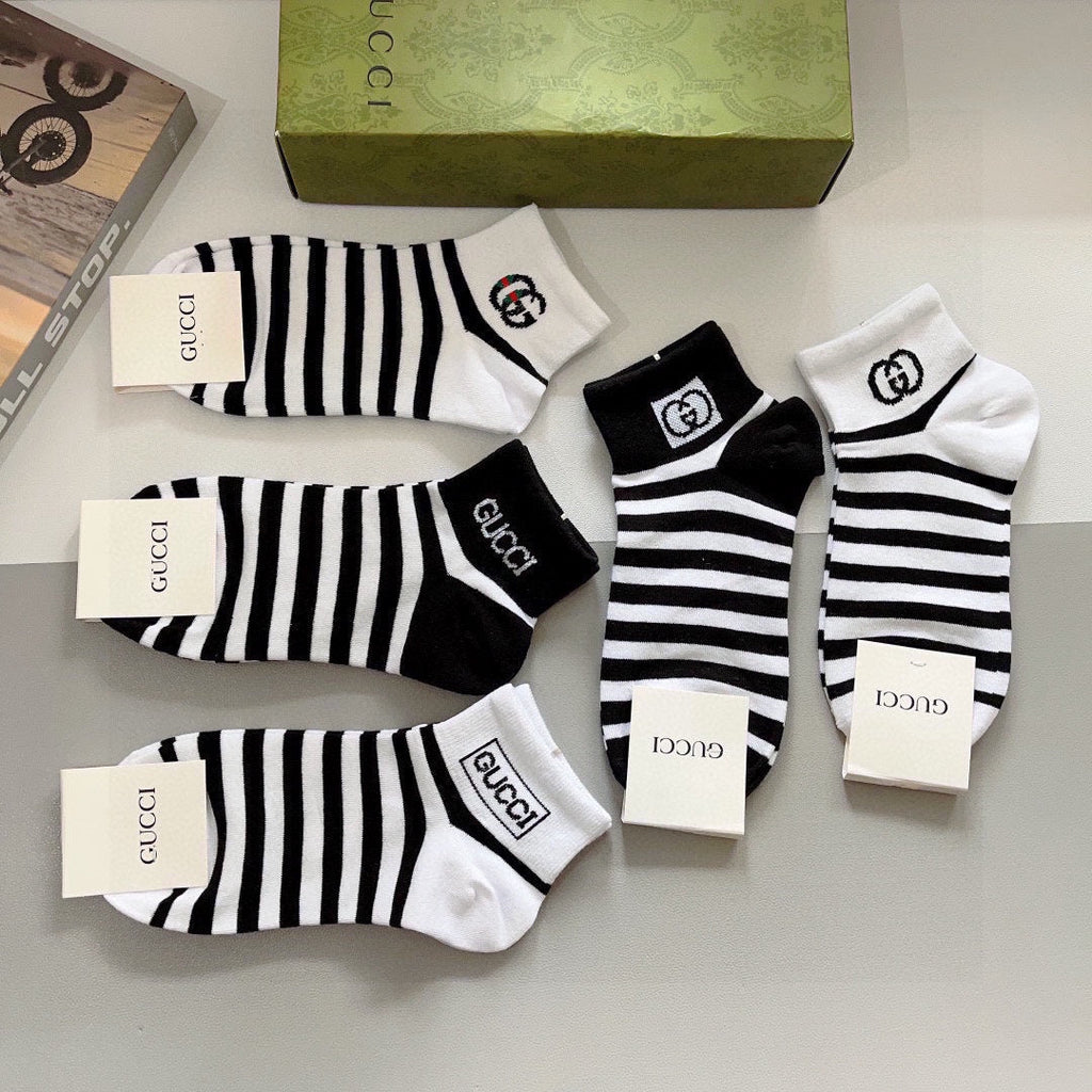 GUCCI LOW-CUT SOCKS 427624 (1 BOX)