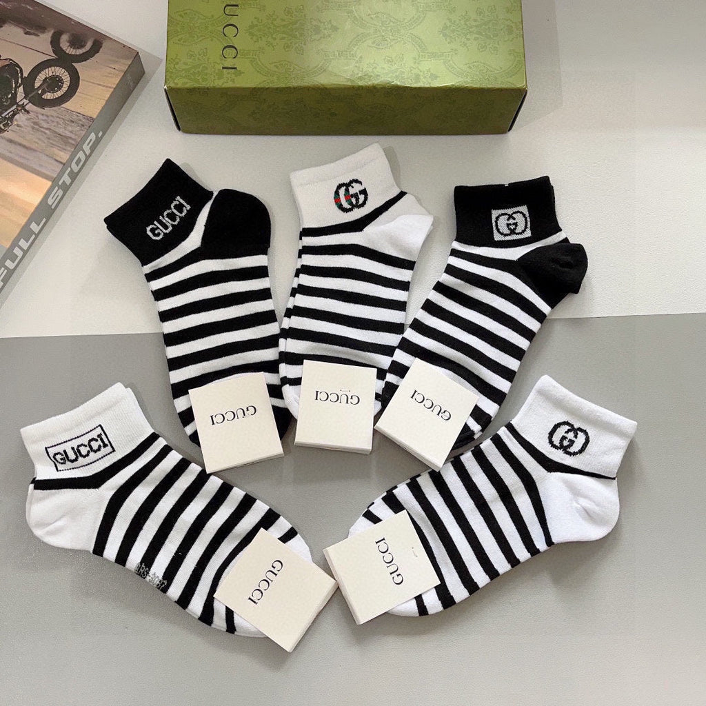 GUCCI LOW-CUT SOCKS 427624 (1 BOX)