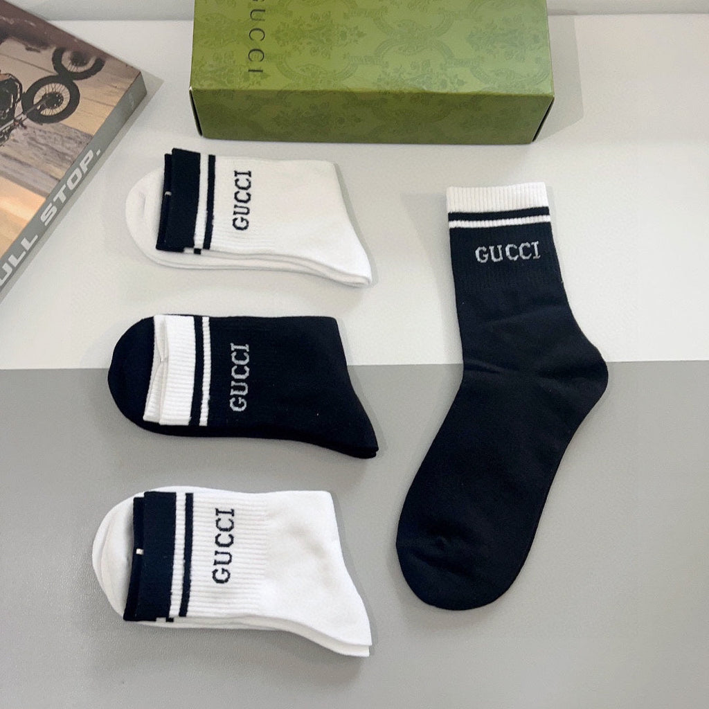 GUCCI LOW-CUT SOCKS 427625 (1 BOX)