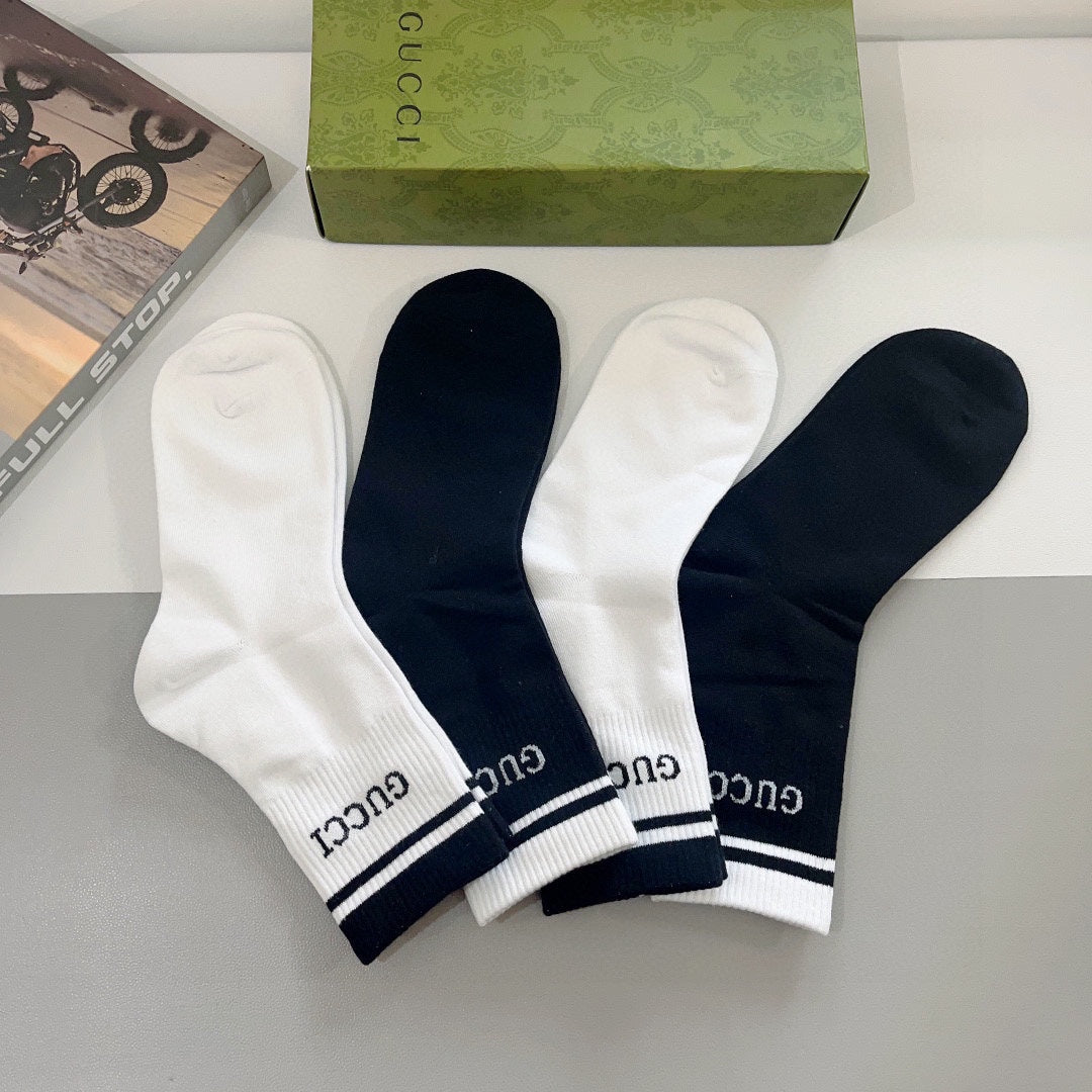 GUCCI LOW-CUT SOCKS 427625 (1 BOX)