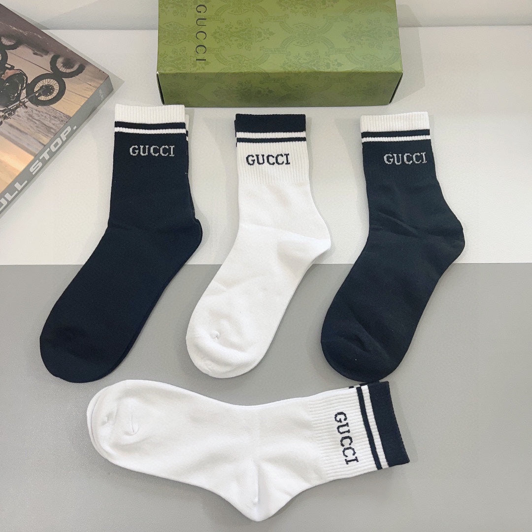 GUCCI LOW-CUT SOCKS 427625 (1 BOX)
