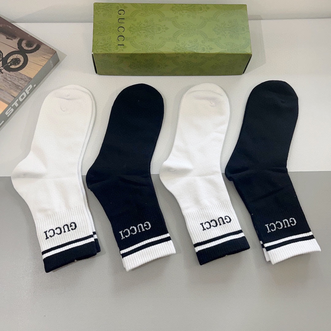 GUCCI LOW-CUT SOCKS 427625 (1 BOX)