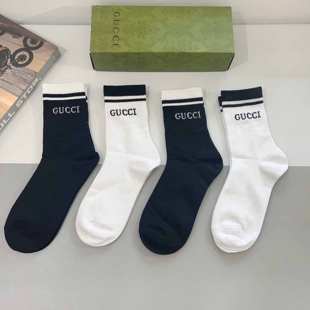 GUCCI LOW-CUT SOCKS 427625 (1 BOX)
