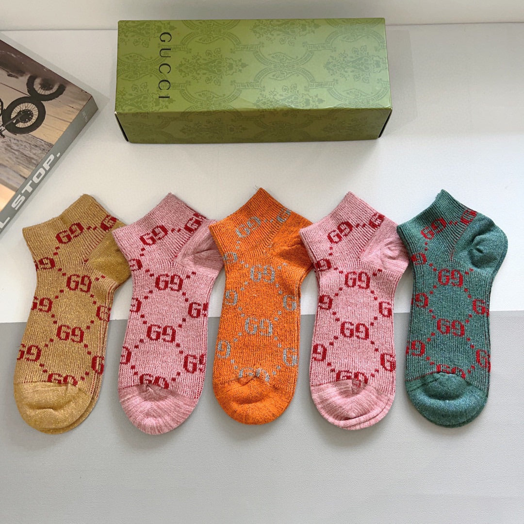 GUCCI ANKLE SOCKS 427635 (1 BOX)