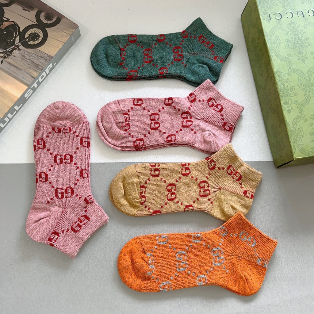 GUCCI ANKLE SOCKS 427635 (1 BOX)