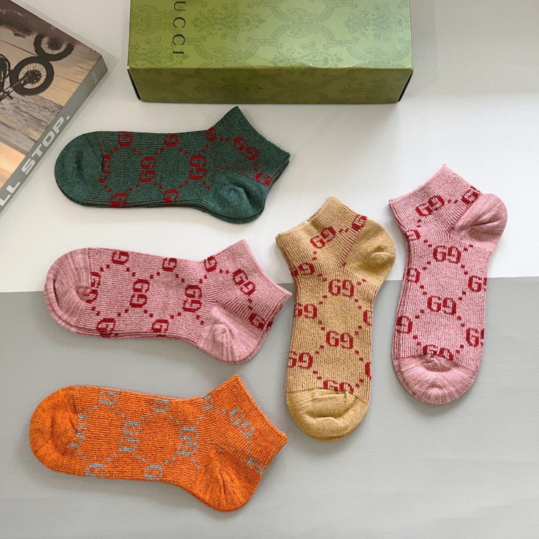 GUCCI ANKLE SOCKS 427635 (1 BOX)