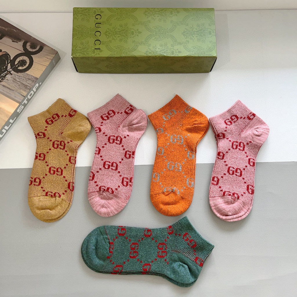 GUCCI ANKLE SOCKS 427635 (1 BOX)
