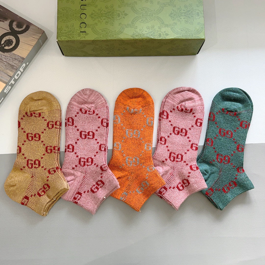 GUCCI ANKLE SOCKS 427635 (1 BOX)
