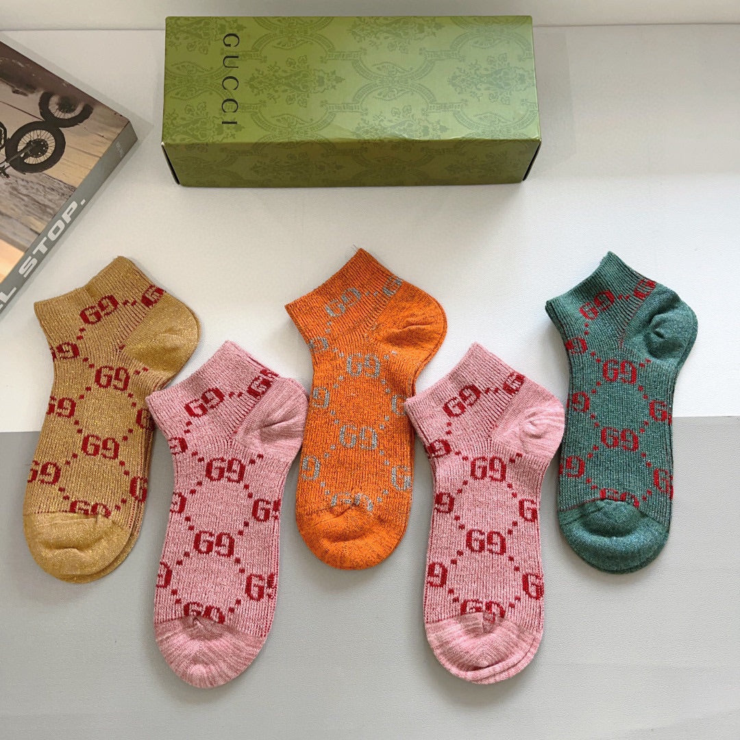 GUCCI ANKLE SOCKS 427635 (1 BOX)