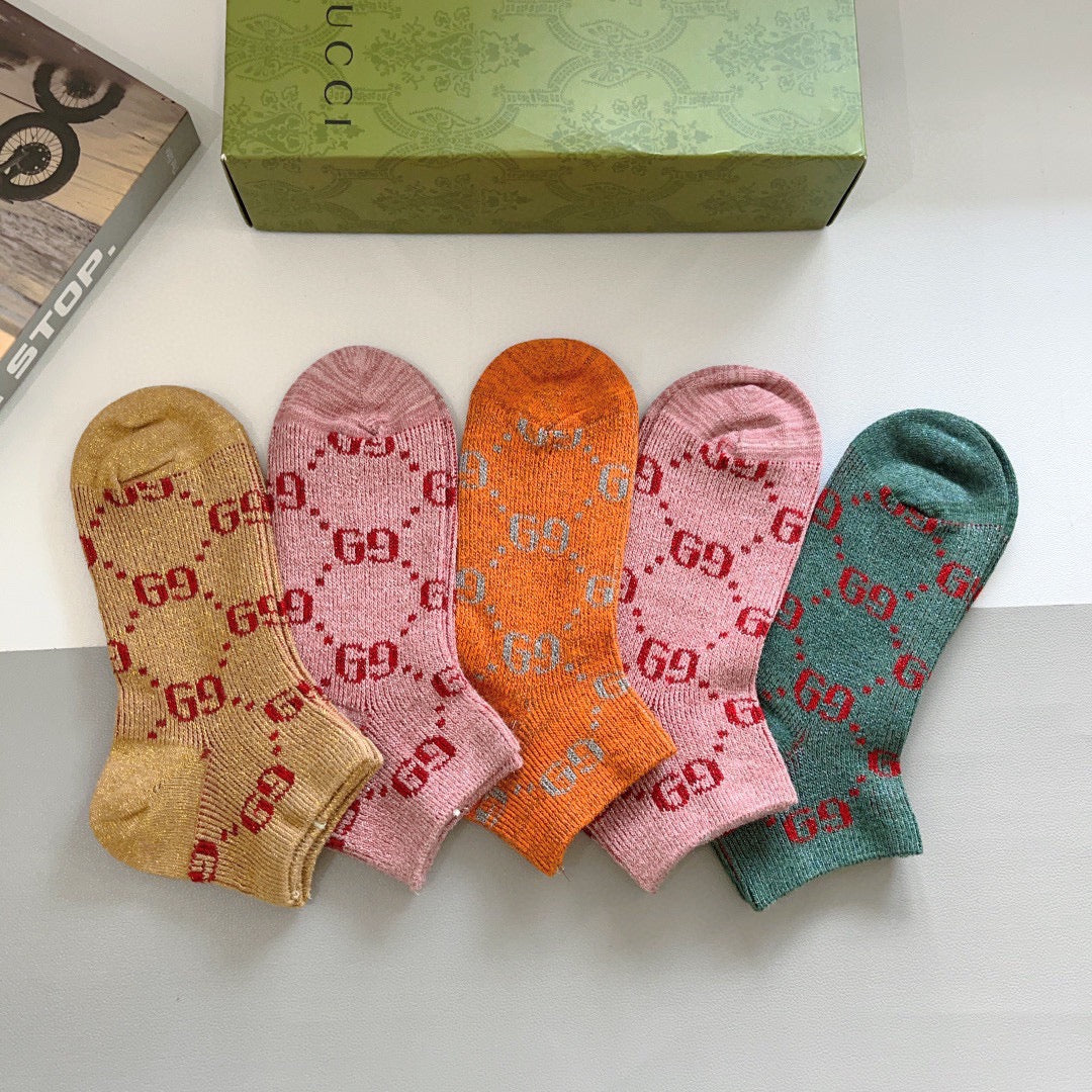 GUCCI ANKLE SOCKS 427635 (1 BOX)