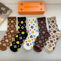 LOUIS VUITTON CREW SOCKS 427649 (1 BOX)