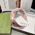 GUCCI CHIFFON HEADBAND CREPE PINK 429327