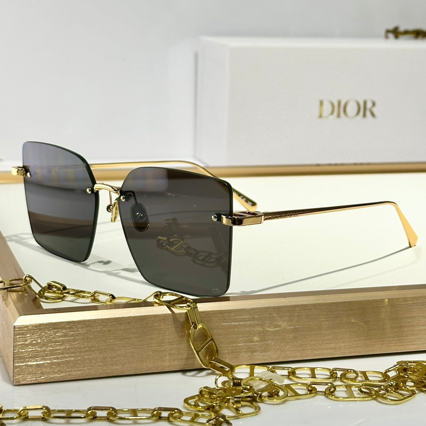 DIOR MONTAIGNE SUNGLASS C S3U IN METAL