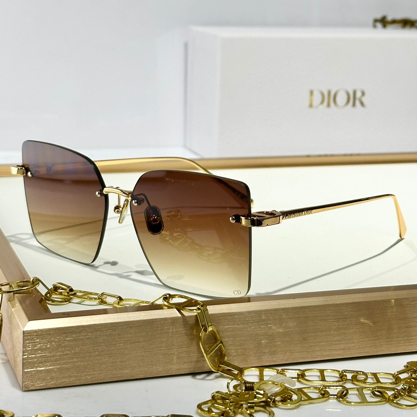 DIOR MONTAIGNE SUNGLASS C S3U IN METAL