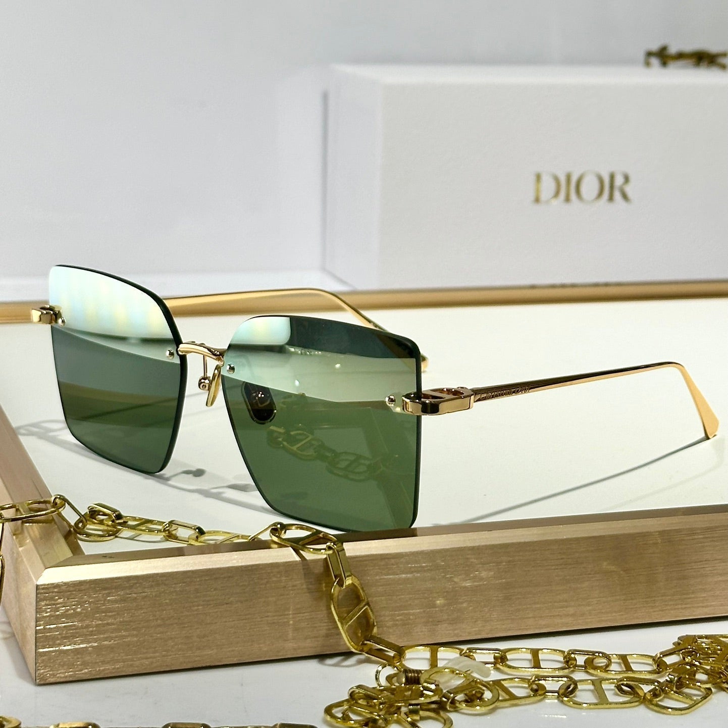 DIOR MONTAIGNE SUNGLASS C S3U IN METAL