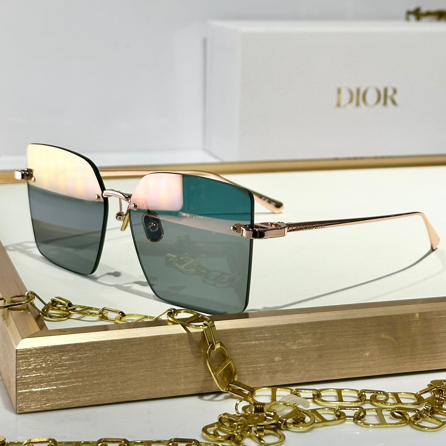DIOR MONTAIGNE SUNGLASS C S3U IN METAL