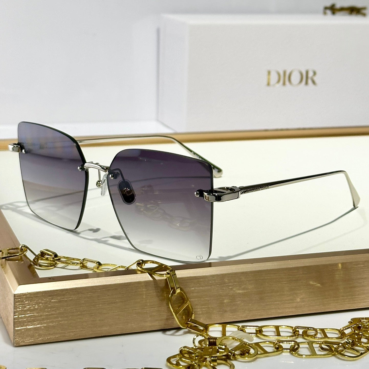 DIOR MONTAIGNE SUNGLASS C S3U IN METAL