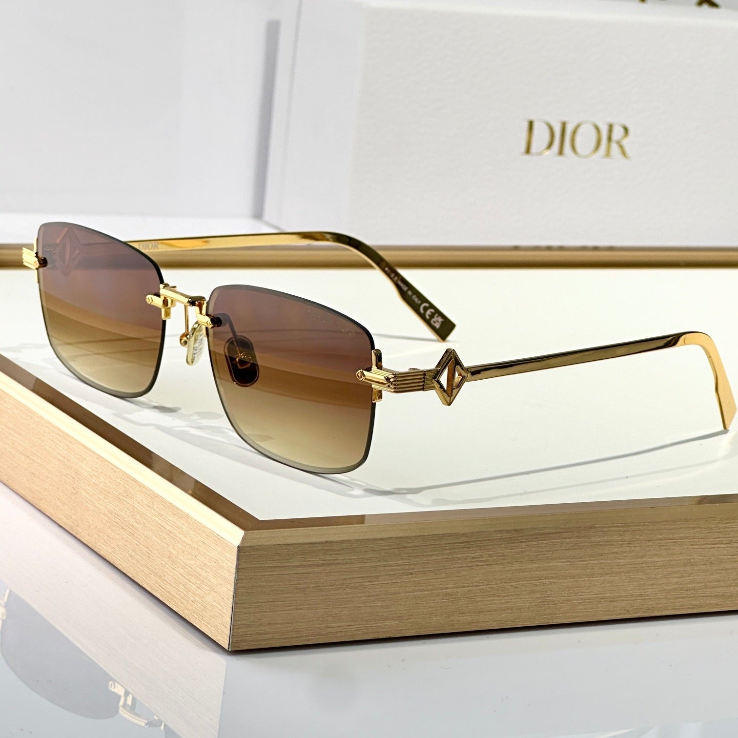 DIOR MONTAIGNE SUNGLASS CD DIAMOND S11U IN METAL