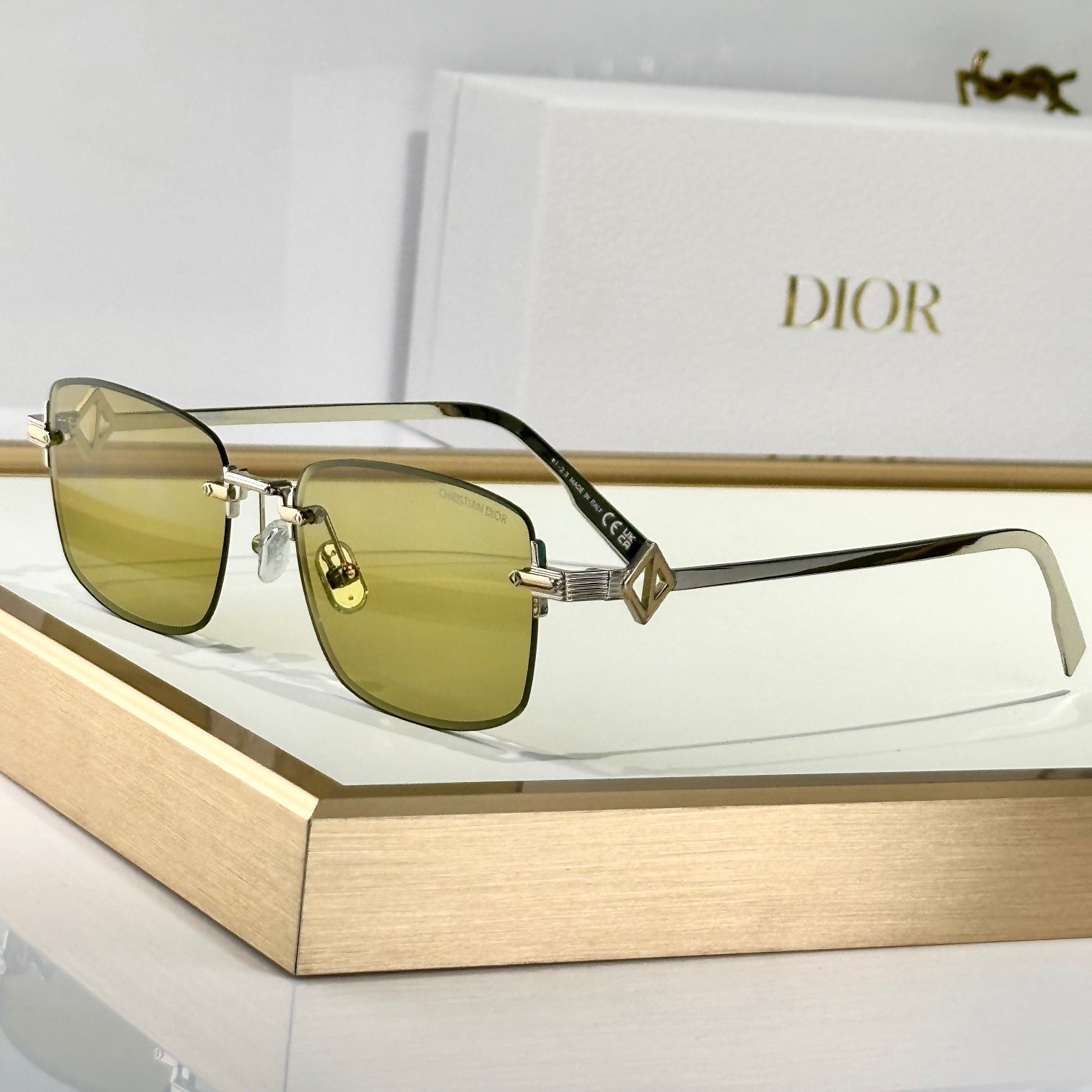 DIOR MONTAIGNE SUNGLASS CD DIAMOND S11U IN METAL