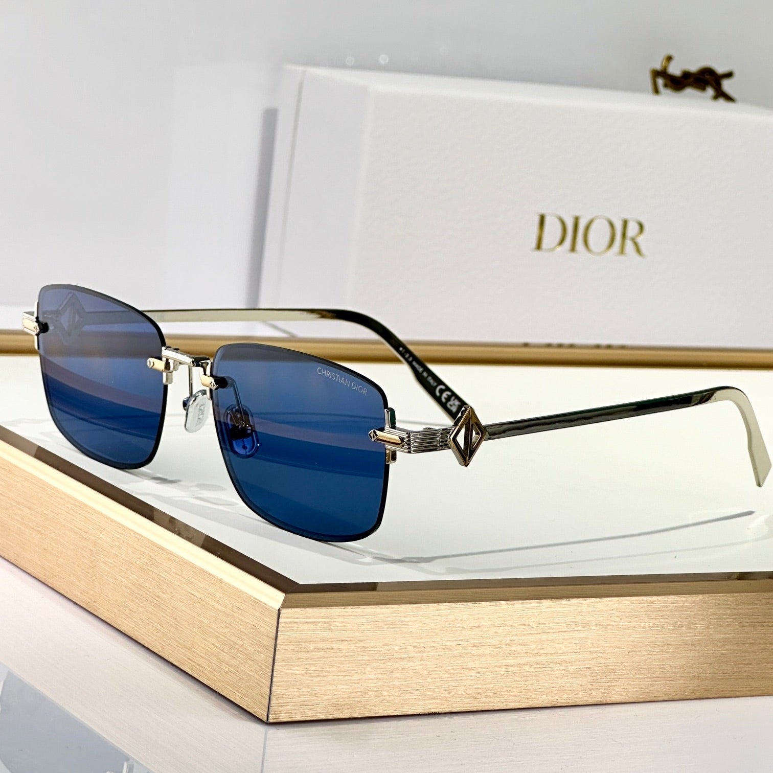 DIOR MONTAIGNE SUNGLASS CD DIAMOND S11U IN METAL