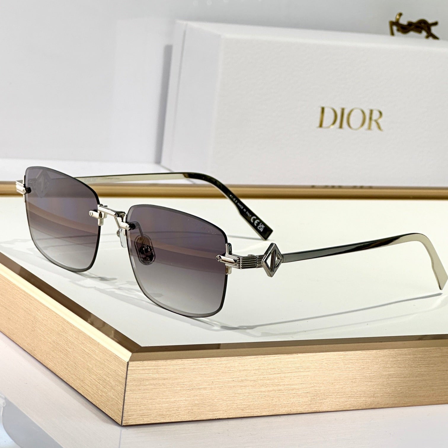 DIOR MONTAIGNE SUNGLASS CD DIAMOND S11U IN METAL