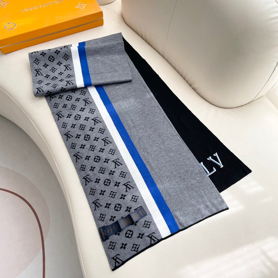 LOUIS VUITTON SCARF 180 CM IN COLORFUL CASHMERE 392966