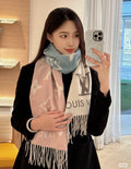 LOUIS VUITTON REYKJAVIK GRADIENT SCARF 220 CM IN COLORFUL CASHMERE 399734