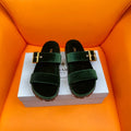 PRADA Pra Slides 10 Velvet Laurel Green