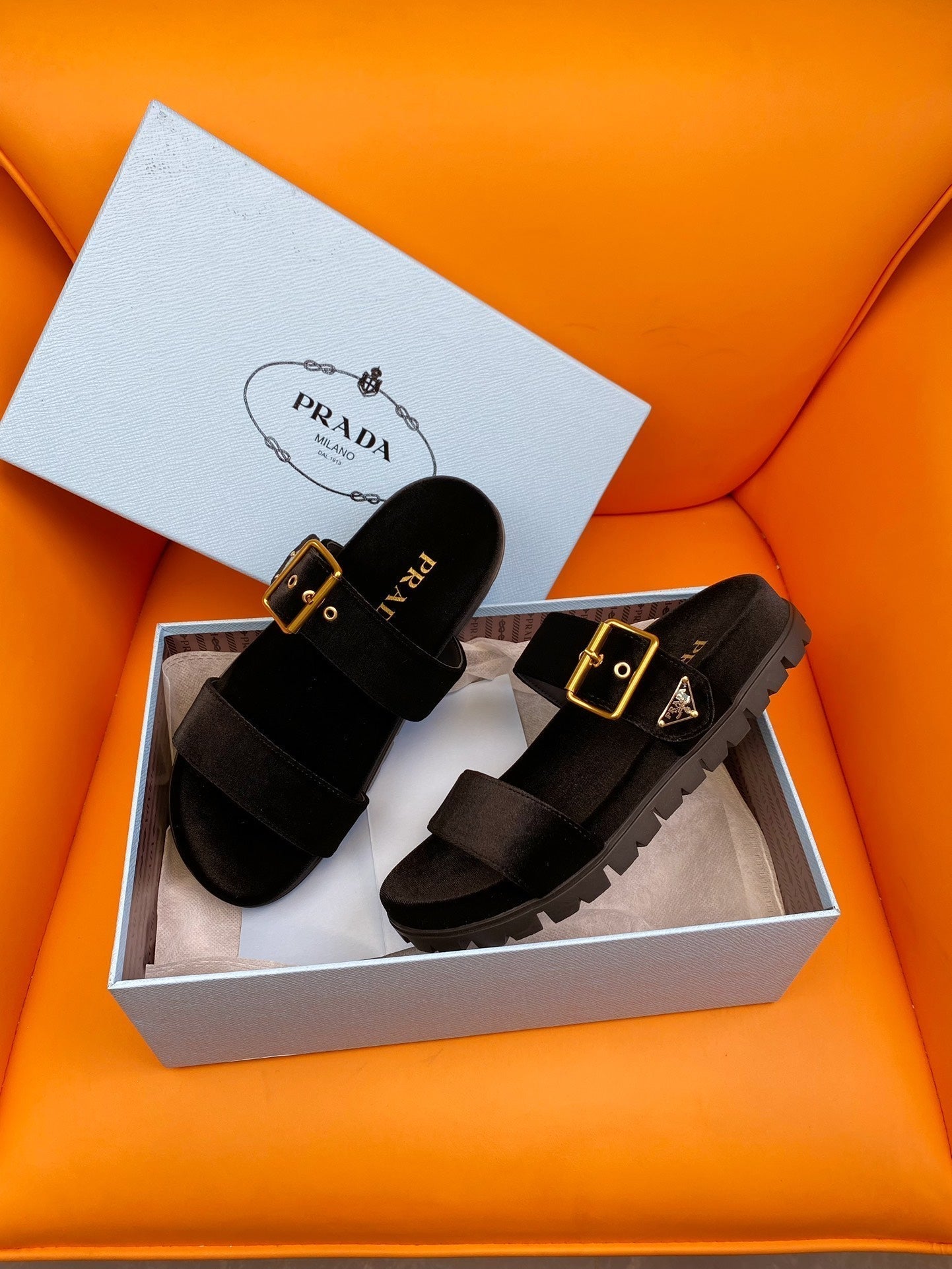 PRADA Pra Slides 10 Velvet Oak