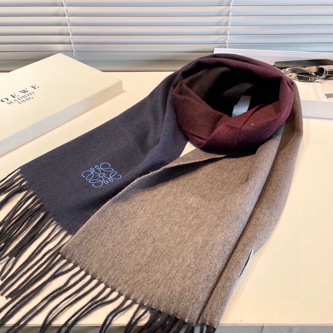 SCARF 190 CM IN COLORFUL CASHMERE 413851