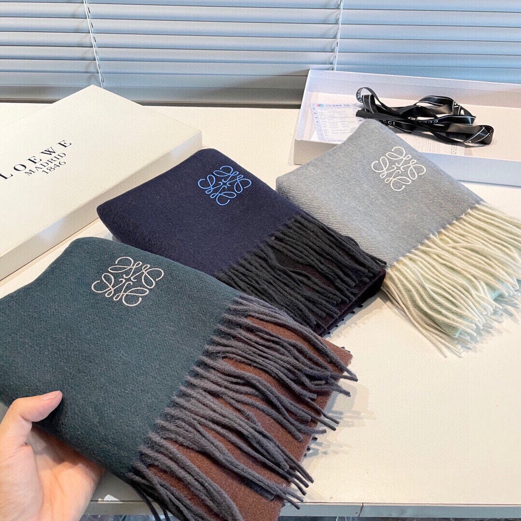 SCARF 190 CM IN COLORFUL CASHMERE 413851