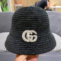 GUCCI BUCKET HAT IN BLACK WOOL 389114