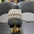 GUCCI BEANIE HAT IN COLORFUL WOOL 394008