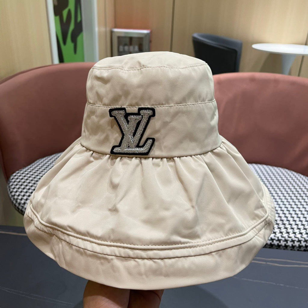 LOUIS VUITTON BUCKET HAT IN COSMIC LATTE BEIGE COTTON 404528