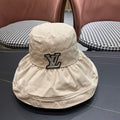 LOUIS VUITTON BUCKET HAT IN COSMIC LATTE BEIGE COTTON 404528
