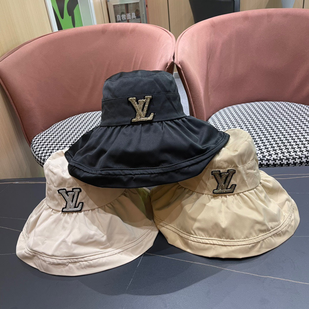 LOUIS VUITTON BUCKET HAT IN COSMIC LATTE BEIGE COTTON 404528