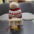 LOUIS VUITTON PLUSH EARMUFFS HAT IN COLORFUL WOOL AND RABBIT FUR 408169