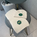 GUCCI SET SCARF AND HAT IN WHITE WOOL 414804
