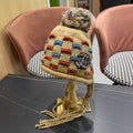 CHANEL KNITTED WOOL HAT COLORFUL 425765