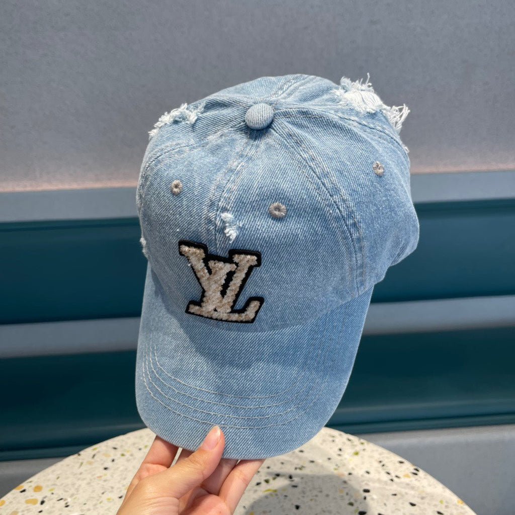 LOUIS VUITTON BASEBALL CAP IN LIGHT BLUE DENIM 433086