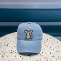 LOUIS VUITTON BASEBALL CAP IN LIGHT BLUE DENIM 433086